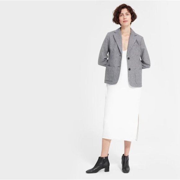 Everlane The Day Ankle Boots in Black Leather Womens Italy Booties - Picture 12 of 16